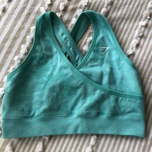 Gymshark Camo Seamless Sportsbra-teal